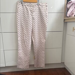 Marc Cain Beige/Blush Patterned Trousers
